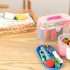 Sewing Storage Kit Box Needle Threads Scissor Accessory Sundries Storage Sewing Set Kit