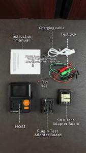 Gaqqee | Máy Kiểm Tra Bóng Bán Dẫn LCR-D2 Tự Động Nhận Dạng MOSFET Diode Tụ Điện Máy Đo ESR Với Bộ Giải Mã IR Màn Hình Kỹ Thuật Số Công Cụ Sửa Chữa Điện Tử