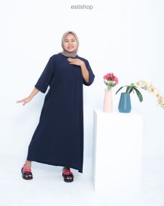 Daster gamis kekinian crinkle airflow