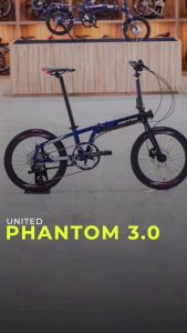 Sepeda United Phantom 3.0 20" Sepeda Lipat Dewasa Folding Bike 20 inch