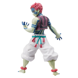 Bandai | 19cm Anime Figure Demon Slayer Figures Slayer Akaza Doll Figurine Warrior Action Figure Model Toys Anime Model Figure Car Doll
