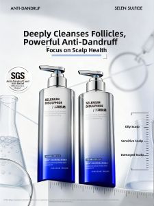 VETES | Anti-Dandruff Itch-Relief Volume-Boosting Oil-Control Shampoo