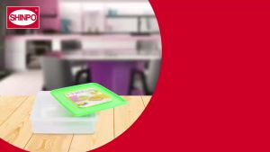 (BISA COD) PROMO Shinpo Murano SIP 307 S / SIP 307 L / Kotak Kue Plastik Polos / Kotak Makan / Food Storage / Toples Kue / Tempat Kue - 3.5L / 6.5L
