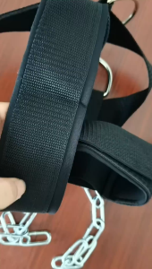 Adjustable Neck Harness with Chain Weighted Strength Training Gear for Football Fitness