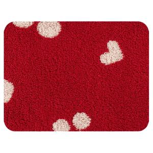 Moresloth | Cherry Heart Soft Absorbent Cotton Hand Towel Red