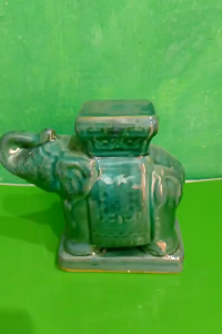 Combo 2 đôn gốm hình con voi để bàn loại 17 cm