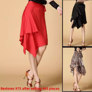 Latin Dance Skirt for Performance and Training
