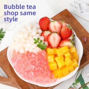 White Island Instant Bubble Tea Mix 250g No Cooking Required Coconut Fruit Pearls Explosive Beads Cold Crystal Balls