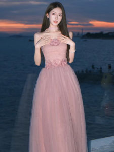 CHOUXIE | Date Wear Enhancing Mood Unique Beautiful Waist-accentuating French Dress