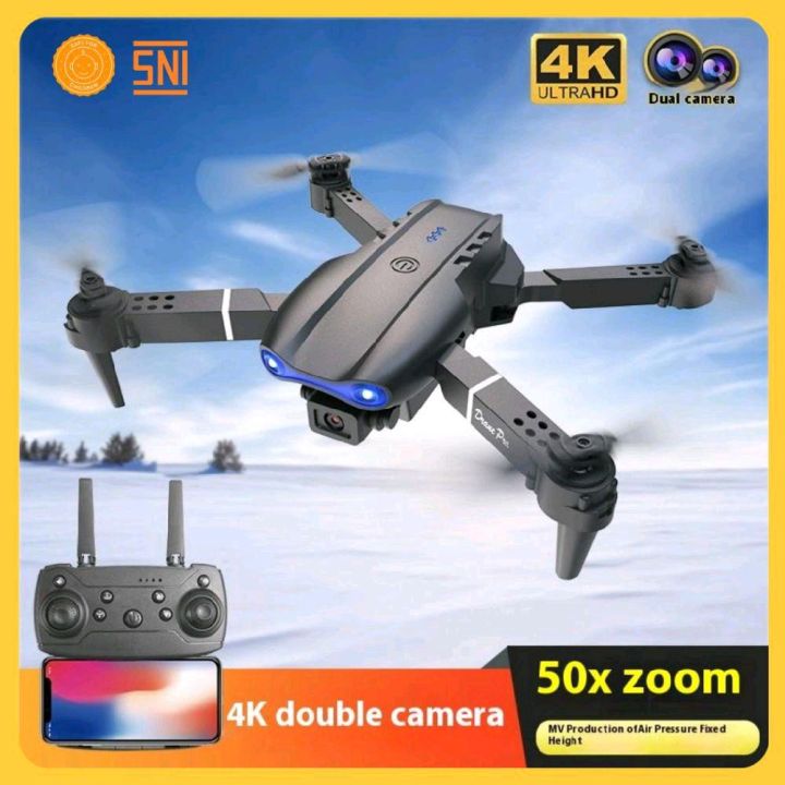Drone Mini RC 4K HD Smart Drone e88 e99 Pro dengan Baterai