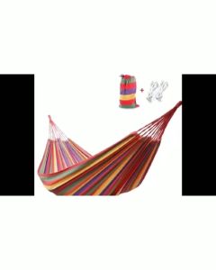 HAMMOCK Pelangi Ayunan Gantung Ayunan Besar Ganda Tempat Tidur Gantung Berkemah Tempat Tidur Gantung