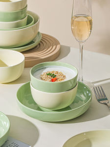 JINGDITAOCI | Elegant Cream Style Ceramic Tableware Set For Home Use and Housewarming Gifts