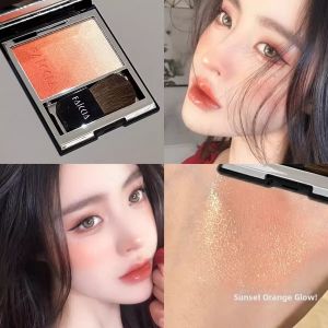 ZHENGXIANG | Shimmer Low Saturation Rose Flush Multi-use Blush and Eyeshadow Palette