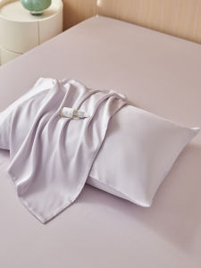 Cooling Pure Color Summer Spring 60s Lyocell Pillowcase 48x74cm High-End Feel Pair of Pillowcases Single Person Use