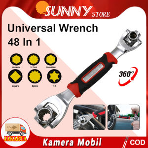 (dikirim dari Jakarta)Bisa COD Termurah Harga Promo Kunci Pas Universal Tiger Wrench Kunci Ring Pas Shock Set Universal Socket Profesional Alat Perkakas Sepeda Mobil Motor Serbaguna Pas 48 in 1 Praktis Murah Bagus