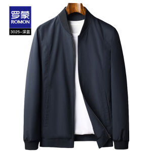 Classic Administrative Jacket for Men Romon Spring Casual Turn-down Collar Dad Clothes Middle-aged And Elderly Outerwear