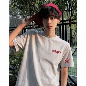 SUOSHE | Oversized Streetwear Print Mens T-shirt