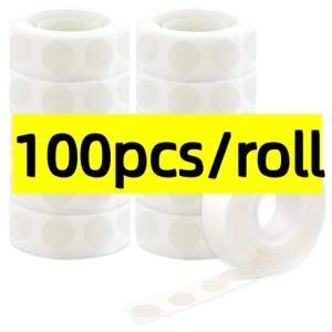 1-10roll Balloon Attachment Glue Dot Wall Stickers Birthday Party Wedding Xmas Decoration Aluminum Film Globos Accessories