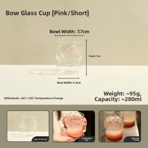 LOTUS BLUE | Blue Lotus Aesthetic Heat-Resistant Glass Mug for Drinking