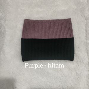 Ciput Rajut Premium Bandana 2 Warna  Inner Dalaman Hijab