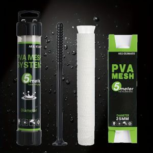 Two-piece 5m PVA fishing feeder set - 18/25/37/44mm bucket and paper card two-piece set fishing water-soluble net carp feeder