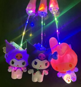 Hellokitty Music Projection Lantern Handheld Glazed Lampshade Money Box Cute Cartoon Design Festival Gift Ideas