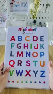 Thousand Smiles Laminated Wall Chart Educational Posters for Kids Photo Paper Makapal ABC Alphabet Shapes Colors Numbers