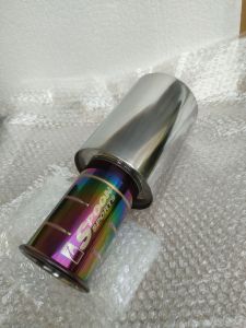 Knalpot Mobil Racing Spoon Stenlis Warna Pelangi Cocok untuk Mobil Ayla Agya Xenia Avanza Carry Grand Max City Kijang Brio Jazz Corolla Vios dll