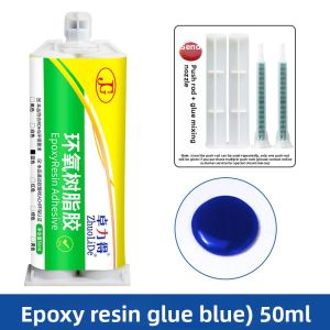 ZHUOLIDE | Colorful Epoxy Resin AB Adhesive for Metal Ceramic Jade Marble Wood Plastic Tail Light Repair Filling Strong Adhesive