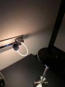 2 in 1 Mini USB Galaxy Star Projector Night Light With Film Adjustable Brightness Starry Sky Ambient Light For Bedroom Car Decor