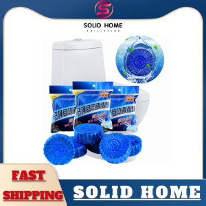 SOLID HOME 1 Pcs Blue Tablet Toilet Bowl Cleaner Automatic Tank Bowl Bathroom System Toilet Cleaner