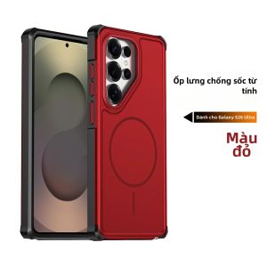 Ốp Lưng Chống Sốc Từ Tính Magsafe Cho Samsung Galaxy S26 Ultra S25 Edge S24 S23 Plus S24 FE Tương Thích Sạc Không Dây
