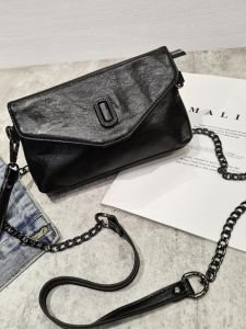 Bailu Home 3026 New Fashionable Leather Chain Small Handbag Hong Kong Style Envelope Crossbody Phone Bag for Women