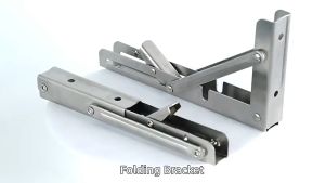 Bracket Engsel Siku Folding Stainless Steel Max Load 65kg 10 Inch 2 PCS