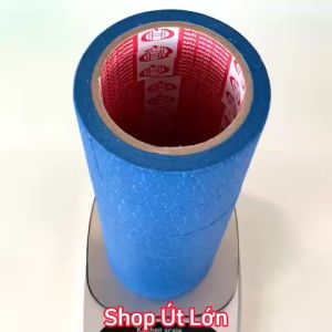 Băng keo giấy màu xanh dương rộng 4.5cm dài 25 mét lõi giấy 3mm 1 cây 6 cuộn giá tại xưởng
