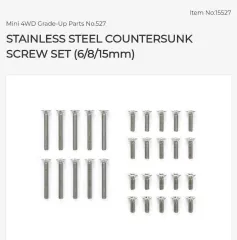 11mm Ball Bearings (2pcs) For Mini 4WD Grade-Up Parts - Includes Brass Bushes & Mounting Screws, Guide Roller Upgrade