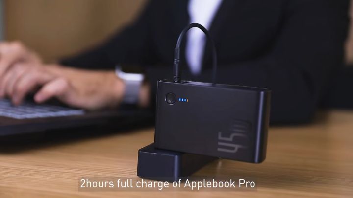 Củ sạc nhanh kiêm pin sạc dự phòng 45W Baseus GaN Power Station 2in1 10000mAh