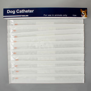 10pcs Dog Catheters Sterile Canine Urinary Catheter Sterile Urethral Stone Catheter 50cm Side Open Veterinary Supply