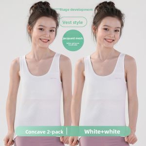 Coco Smart | Long Girls Underwear Cotton Nylon Breathable Vest For 8 To 12 Years Old Elementary School Students Inner Wear Developmental Stage