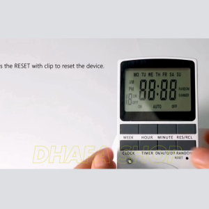 BARU Taffware Stop Kontak Timer Otomatis Programmable Switch 10 Program 230V/16A - KWE-TM02-EU