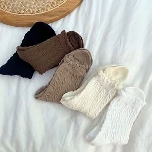 ถุงเท้าถุงเท้าผ้าฝ้ายกลางหลอดของผู้หญิงฤดูใบไม้ผลิและฤดูร้อน jk ป่านรูปแบบถุงเท้าผ้าฝ้ายสไตล์วิทยาลัย