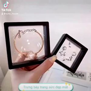 [HCM] Hộp Đựng Trang Sức Màng PE Trong Suốt Hộp Hoa Tai Mini Trưng Bày Nữ Trang -Joyee