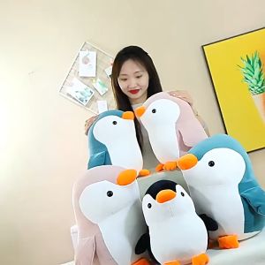 Gấu bông chim cánh cụt dễ thương siêu mềm mịn mẫu mới (20cm---45cm) vải miniso 4 chiều êm ái an toàn cho trẻ nhỏ