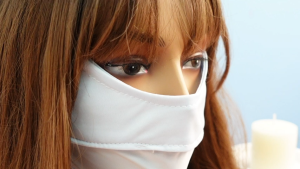 Masker Wajah Anti UV UPF50+ Premium Pelindung Matahari Debu Kain Ice Sutra Dingin Nyaman Bisa Dicuci Dipakai Ulang
