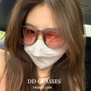 Xiaohongshu New Arrival Trendy Foldable Sunglasses Female Fancy Ins UV-Proof Strong Light to Make Big Face Thin-Looked Sun Glasses