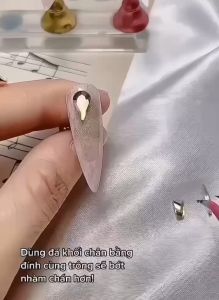 Set đá chân bằng to mix size 100 viên siêu sáng trang trí nail - Phụ liệu chính hãng giá rẻ