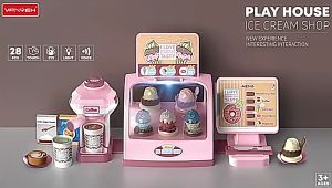 Mainan Anak Pretend Play Food Counter Series Counter Makanan