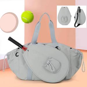 Detachable Tennis and Badminton Bag Outdoor Travel Shot Training Commuting Shoulder Bags Sport Fitness Pickleball Paddle Handbag