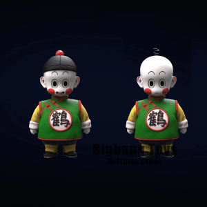Bandai | Dragon Ball Z Anime Figure Double headed School Tien Shinhan Chiaotzu Figures PVC Statue Collectible Model Toys Gifts