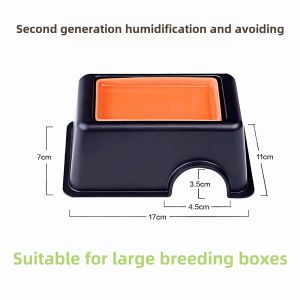 Bamboo Wood Pet Lizard Snake Climbing Rock Scene House Shelter Box for Reptiles And Amphibians Den Rock Hideout